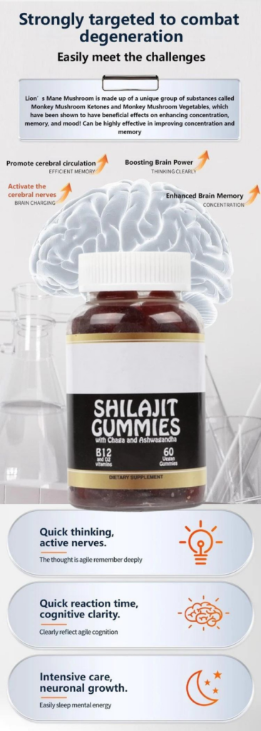 STRONG TARGETED TO COMBAT DEGENERATION (SHILAJIT GUMMIES)